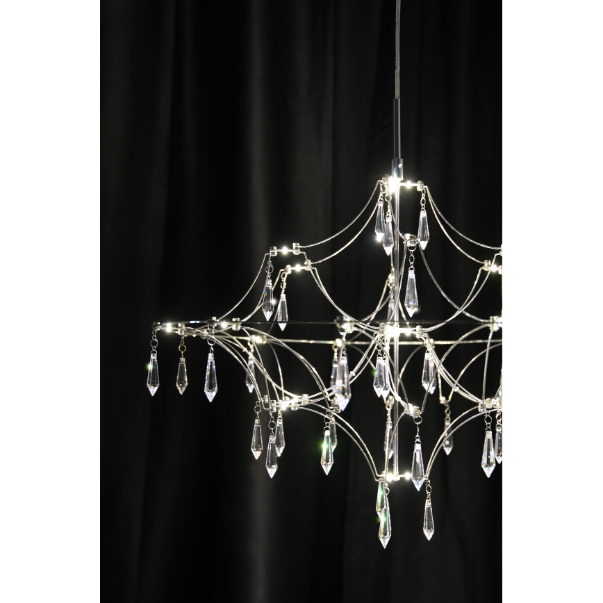 Markslöjd 108869 - LED Stmievateľný krištáľový luster na lanku EFESOS LED/14W/230V pr. 60 cm