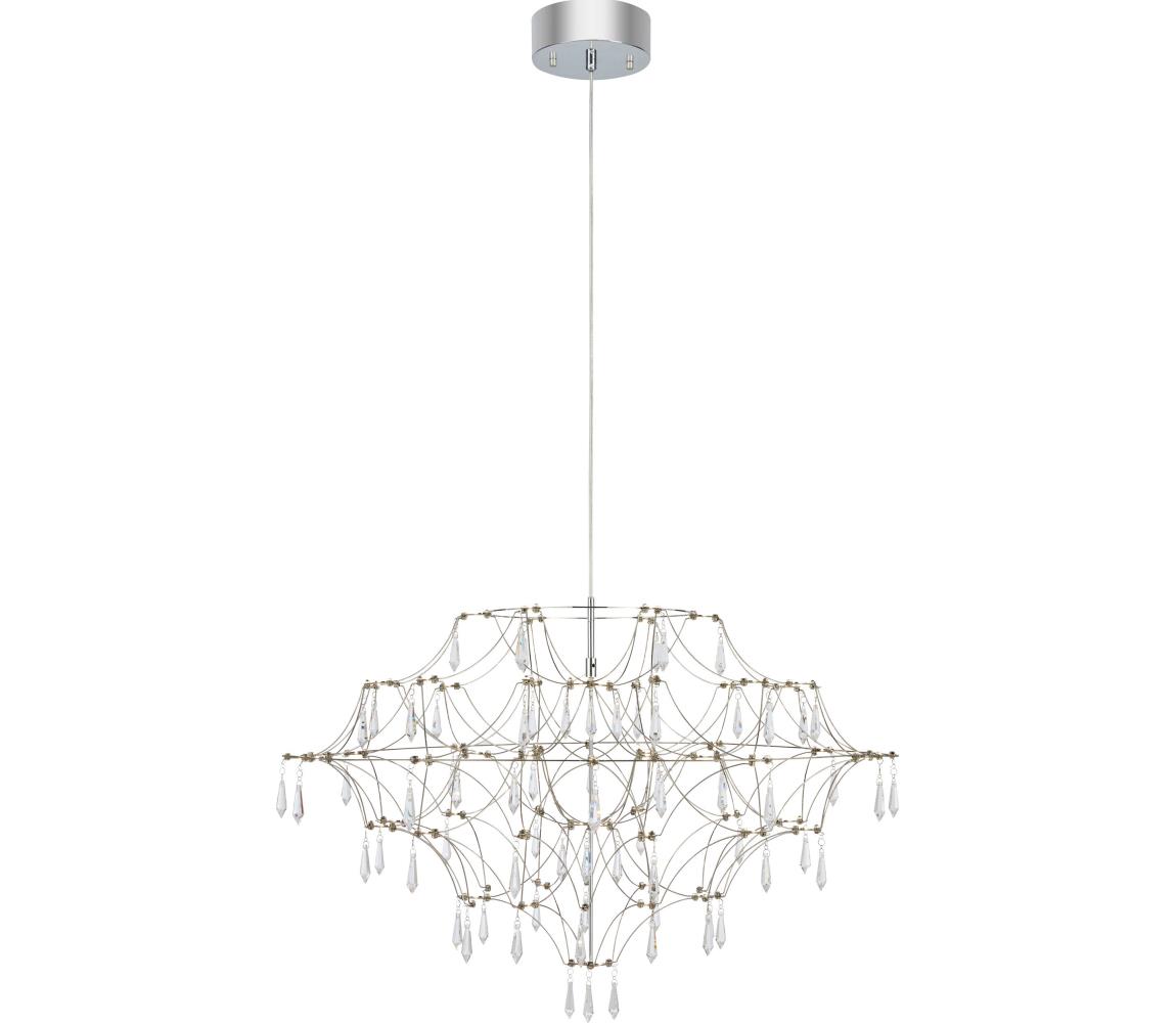 Markslöjd Markslöjd 108870 - LED Stm. krišt. luster na lanku EFESOS LED/25W/230V pr. 80 cm