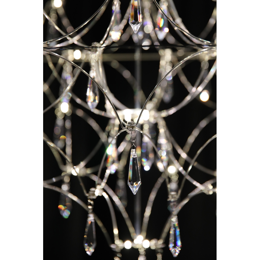 Markslöjd 108870 - LED Stmievateľný krištáľový luster na lanku EFESOS LED/25W/230V pr. 80 cm