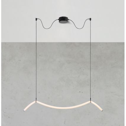 Markslöjd 108873 - stmievateľný LED luster na lanku MELT LED/13W/230V čierny