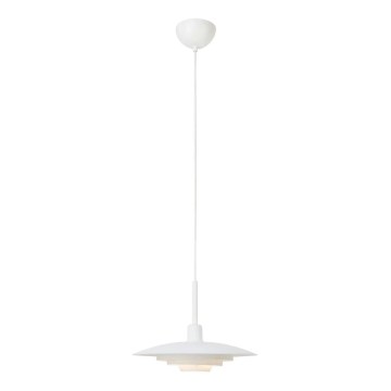 Markslöjd 108874 - Závesný luster PINY na lanku 1xE27/60W/230V pr. 35 cm biela