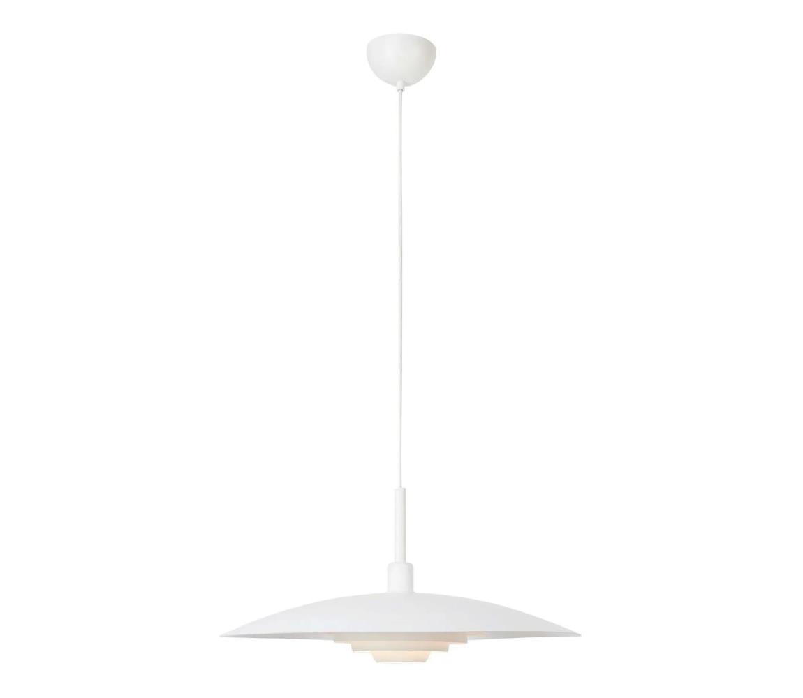 Markslöjd 108876 - Závesný luster PINY na lanku 1xE27/60W/230V pr. 57 cm biely 108876