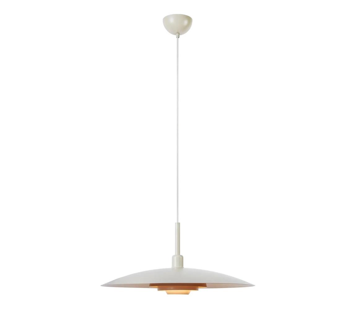 Markslöjd 108877 - Závesné svietidlo na lanku PINY 1xE27/60W/230V priemer 57 cm, béžové 108877