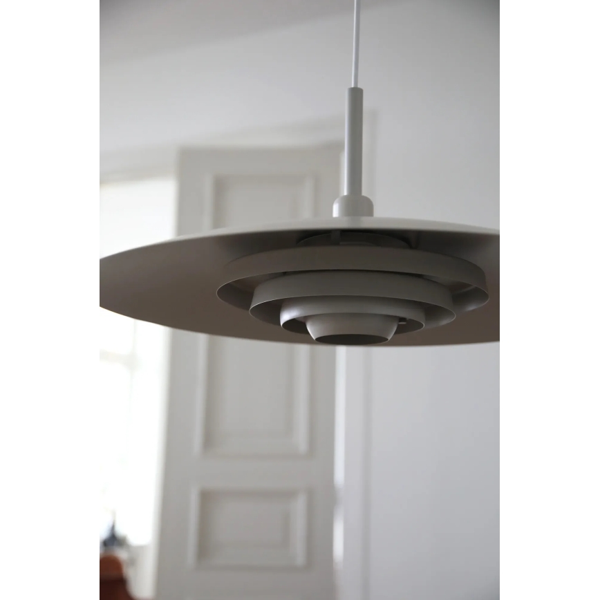 Markslöjd 108877 - Závesné svietidlo na lanku PINY 1xE27/60W/230V priemer 57 cm, béžové