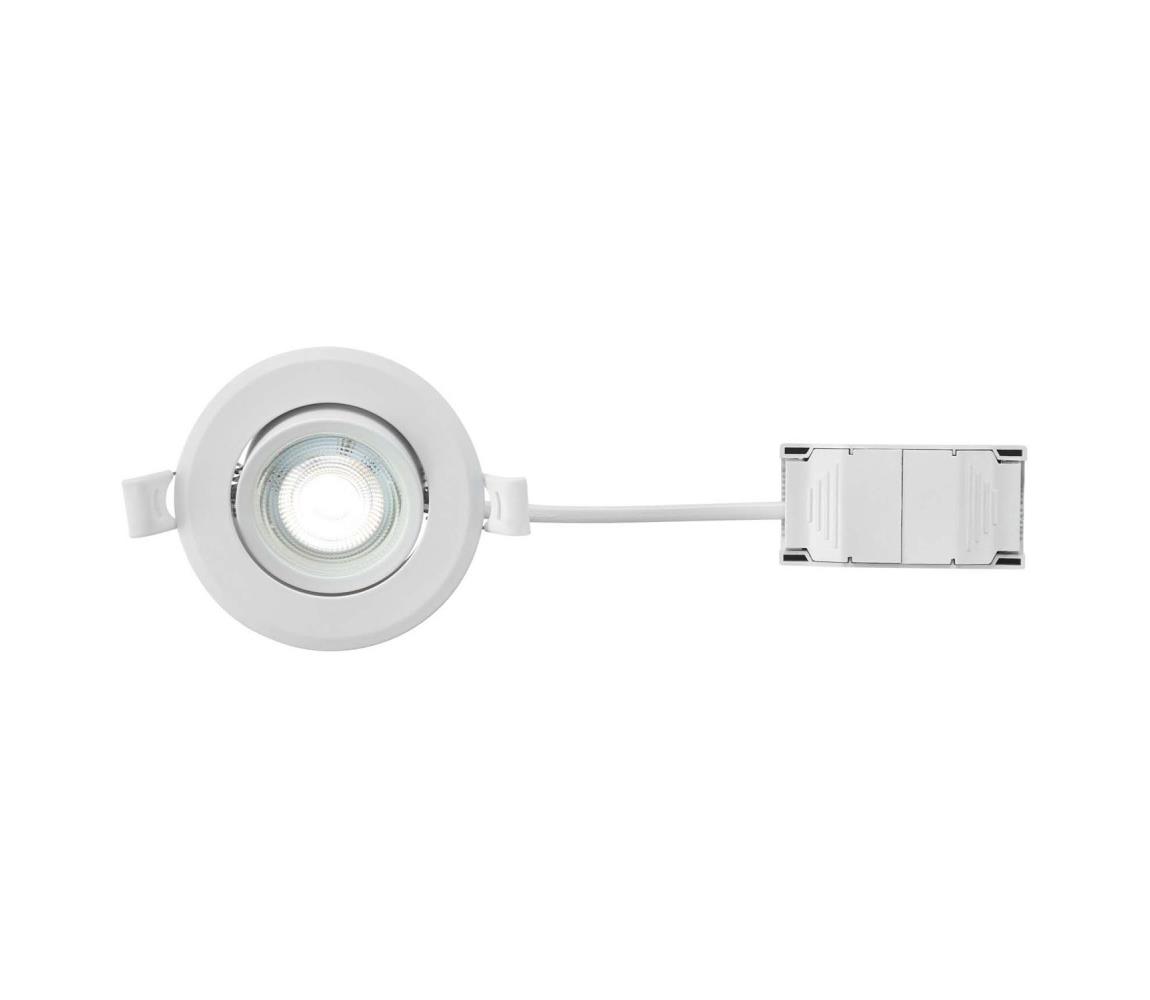 Markslöjd 108885 - LED stmievateľné kúpeľňové podhľadové svietidlo PLUTO LED/4,9W/230V IP44 biela 108885