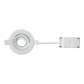 Markslöjd 108885 - stmievateľné LED kúpeľňové podhľadové svietidlo PLUTO LED/4,9W/230V CRI 90 IP44 biela