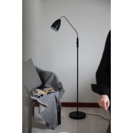 Markslöjd 108886 - stmievateľná stojacia lampa PATRO LED/4,9W/230V CRI 90 čierna