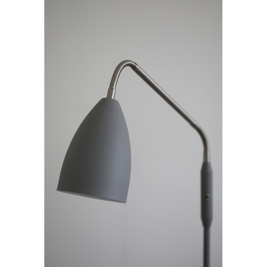 Markslöjd 108888 - LED stmievateľná stojacia lampa PATRO LED/4,9W/230V CRI 90 sivá