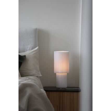 Markslöjd 108897 - Stolová lampa CATIS 1xE27/60W/230V 45 cm biela