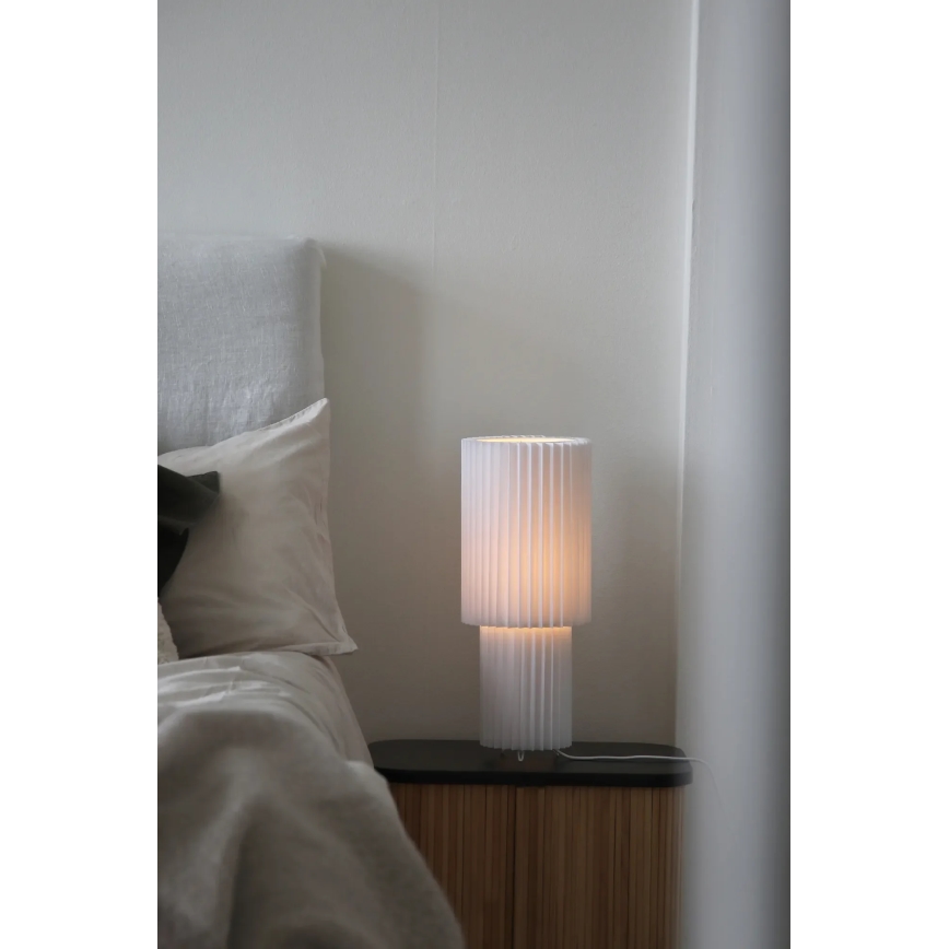 Markslöjd 108897 - Stolová lampa CATIS 1xE27/60W/230V 45 cm biela