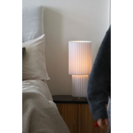 Markslöjd 108897 - Stolová lampa CATIS 1xE27/60W/230V 45 cm biela