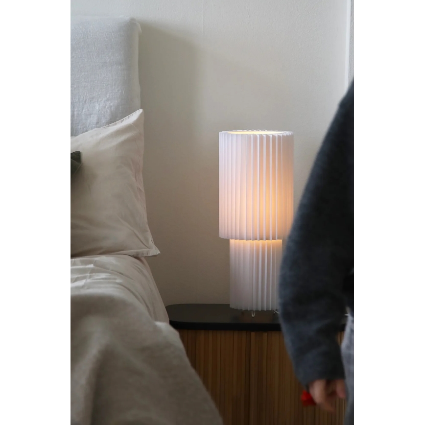 Markslöjd 108897 - Stolová lampa CATIS 1xE27/60W/230V 45 cm biela