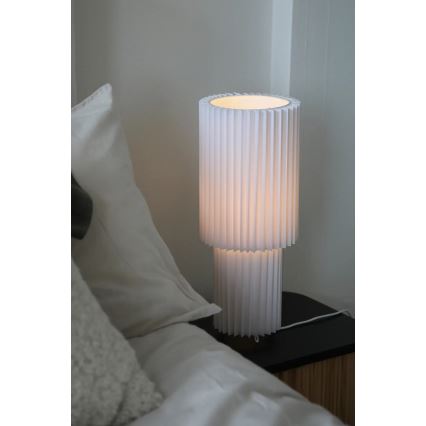 Markslöjd 108897 - Stolová lampa CATIS 1xE27/60W/230V 45 cm biela
