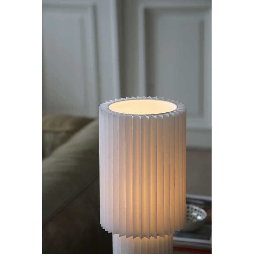 Markslöjd 108897 - Stolová lampa CATIS 1xE27/60W/230V 45 cm biela