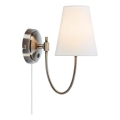 Markslöjd 108908 - Nástenné svietidlo AMAR 1xE14/40W/230V biela/mosadz