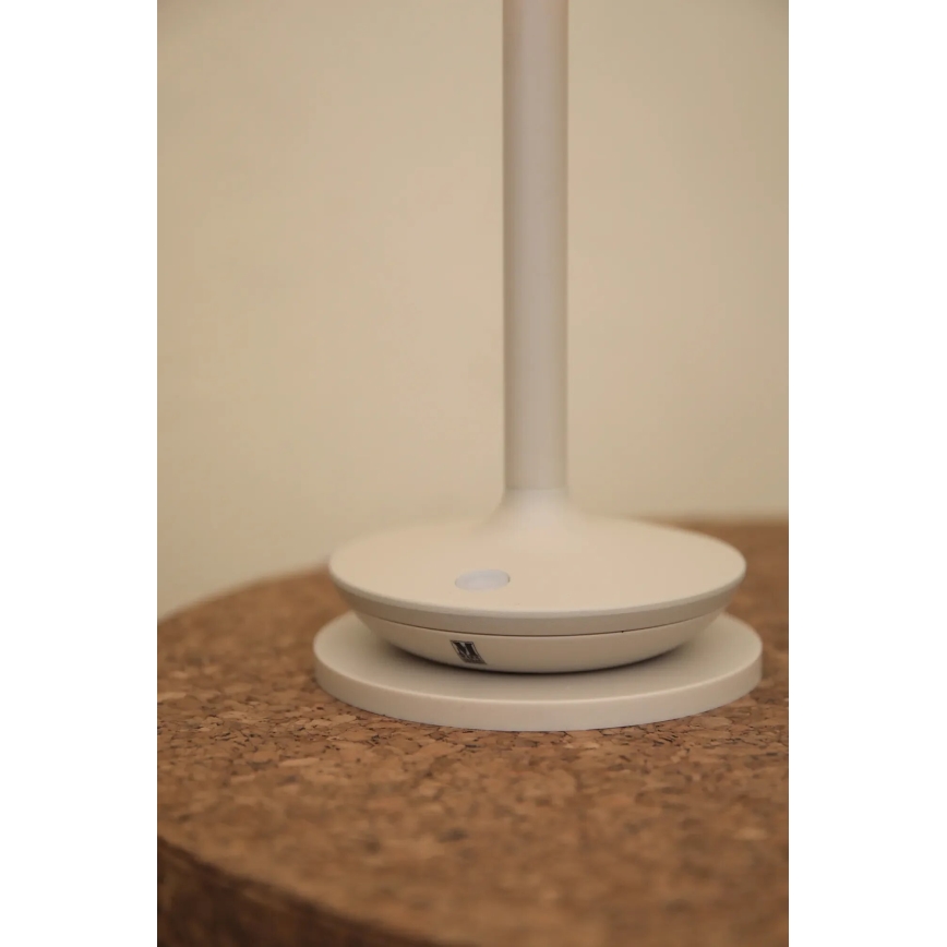 Markslöjd 108917 - LED Stmievateľná vonkajšia nabíjacia stolná lampa PETIT LED/2W/1800 mAh 2200/2700/3000K IP44 šedá