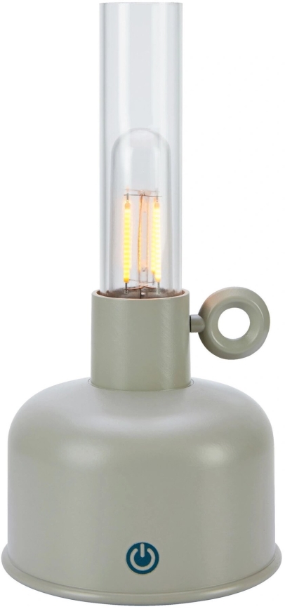 Markslöjd 108921 - LED Stmievateľná vonkajšia nabíjacia stolná lampa ASTRID LED/2W/1200 mAh IP44 šedá