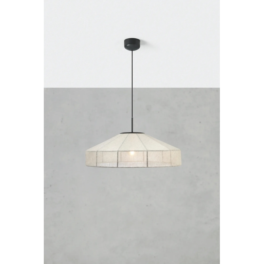 Markslöjd 108955 - Luster na lane ALIA 1xE27/60W/230V ľan/čierna