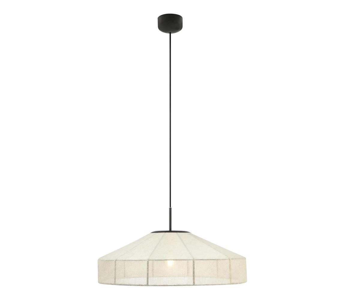 Markslöjd 108955 - Závesné svietidlo na lanku ALIA 1xE27/60W/230V priemer 57 cm krémová/čierna 108955