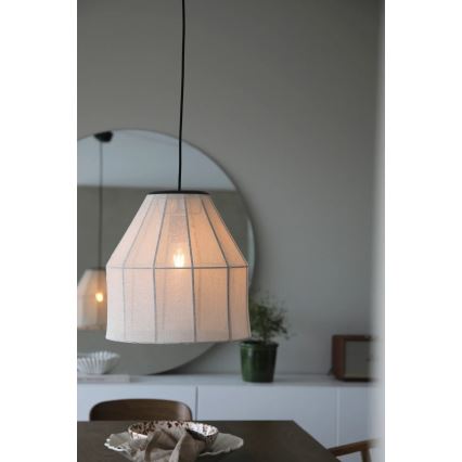 Markslöjd 108956 - Závesný luster AIKO 1xE27/60W/230V pr. 37 cm krémová/čierna