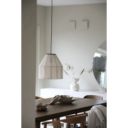 Markslöjd 108956 - Závesný luster AIKO 1xE27/60W/230V pr. 37 cm krémová/čierna