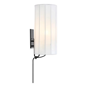 Markslöjd 108960 - Nástenné svietidlo HIKARI 1xE27/60W/230V biela/čierna