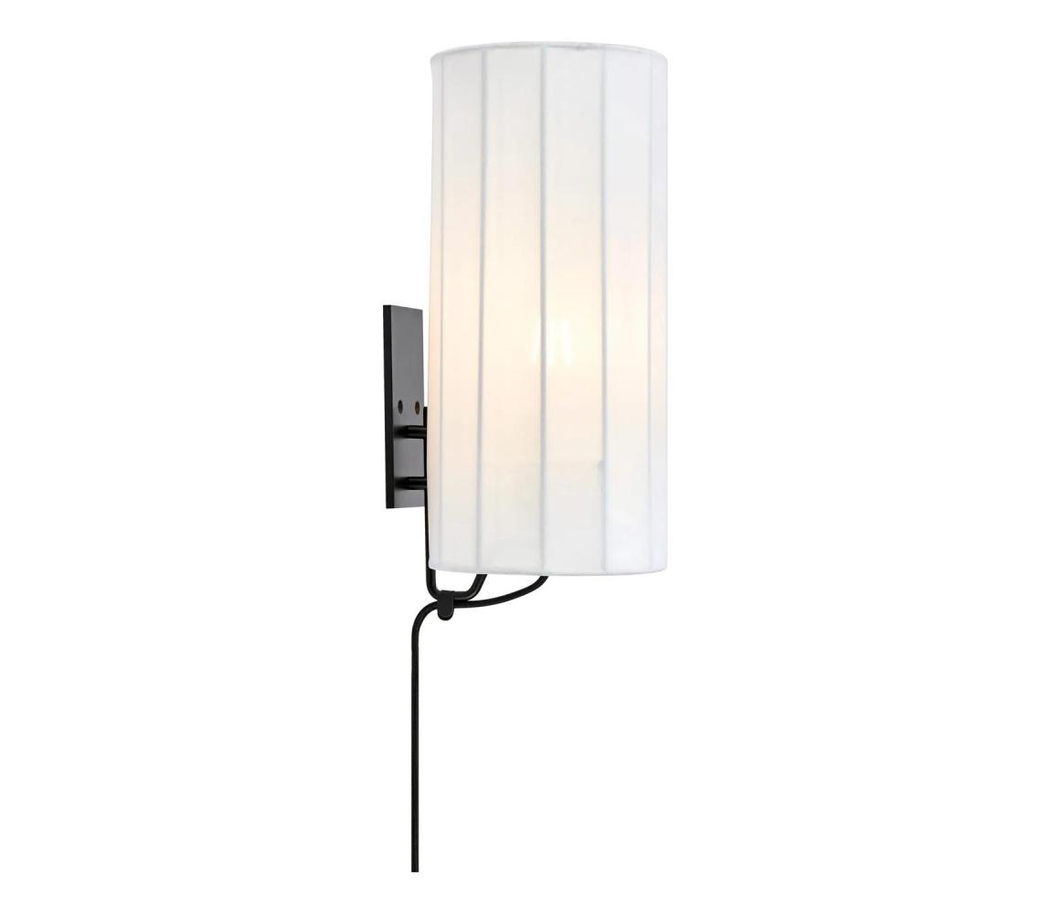Markslöjd 108960 - Nástenné svietidlo HIKARI 1xE27/60W/230V biela/čierna 108960