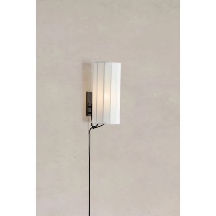 Markslöjd 108960 - Nástenné svietidlo HIKARI 1xE27/60W/230V biela/čierna