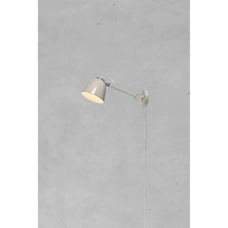 Markslöjd 108964 - Nástenné svietidlo TILT 1xE27/60W/230V sivé