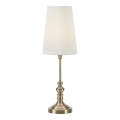Markslöjd 108969 - Stolná lampa NOBLE 1xE14/40W/230V 56 cm biela/mosadz