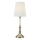 Markslöjd 108970 - Stolná lampa NOBLE 1xE14/40W/230V 66 cm biela/mosadz