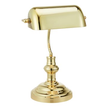 Markslöjd 108977 - Stolová lampa BANKERS 1xE14/40W/230V zlatá