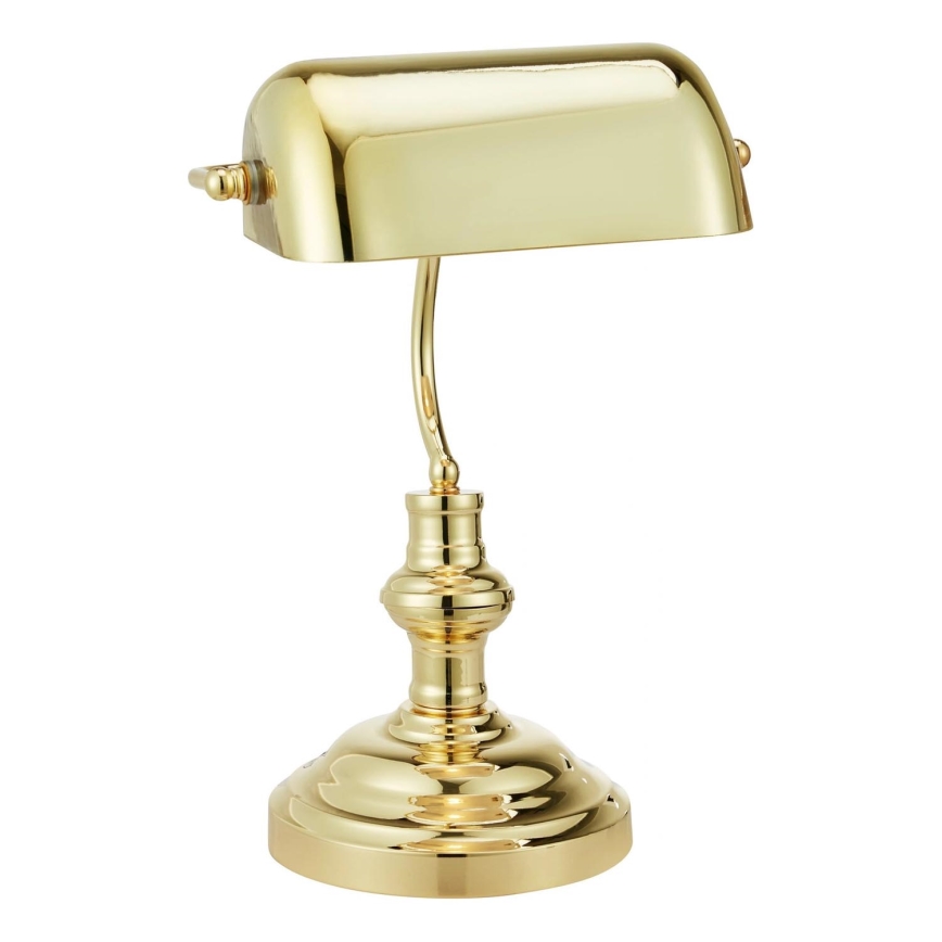 Markslöjd 108977 - Stolová lampa BANKERS 1xE14/40W/230V zlatá