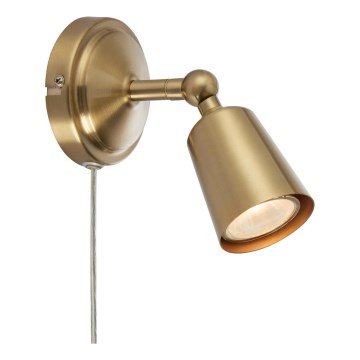 Markslöjd 108978 - Nástenné bodové svietidlo TINY 1xGU10/7W/230V mosadz