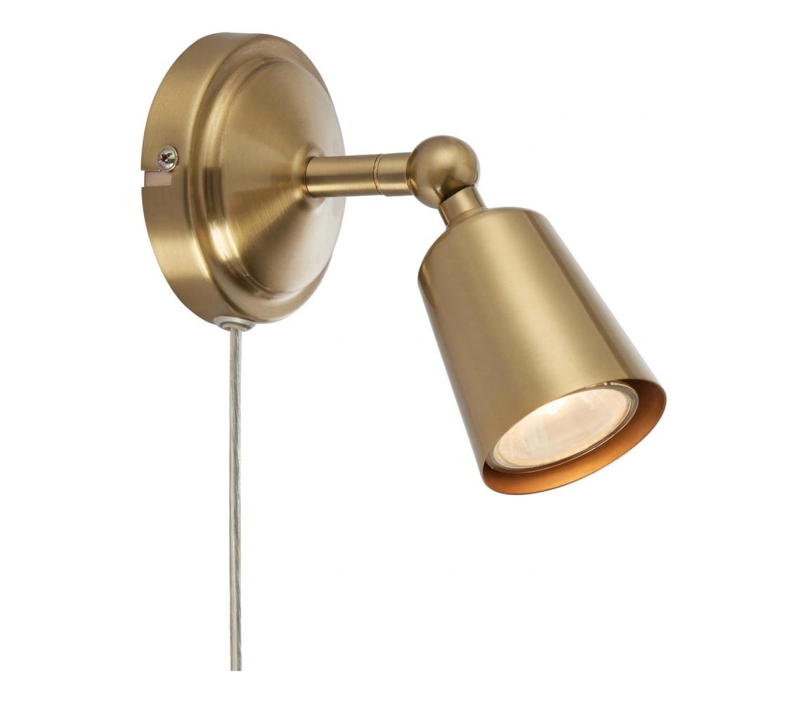 Markslöjd 108978 - Nástenné bodové svietidlo TINY 1xGU10/7W/230V mosadz 108978