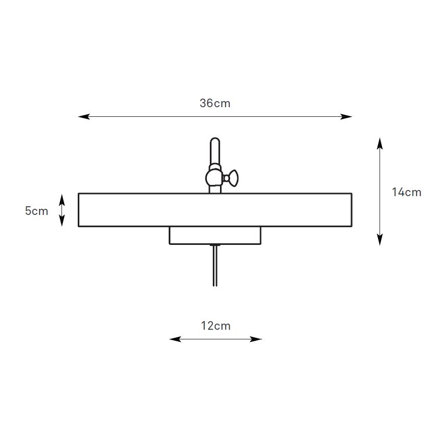 Markslöjd 108982 - Nástenné svietidlo na obraz CIGLIA 2xE14/40W/230V mosadz