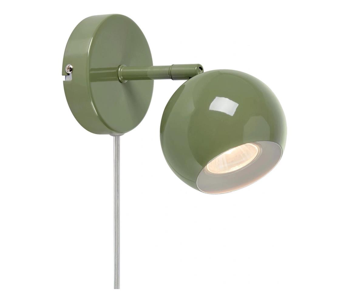 Markslöjd 108985 - Nástenné bodové svietidlo POP 1xGU10/7W/230V zelené 108985