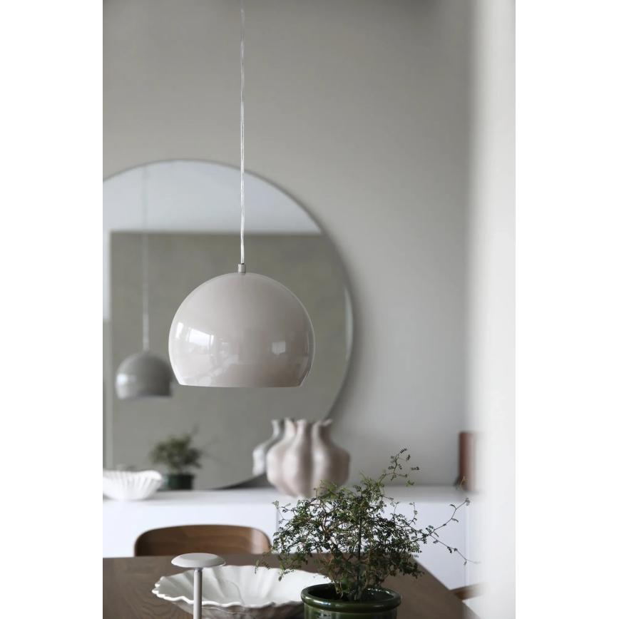 Markslöjd 108986 - Závesné svietidlo POP 1xE27/40W/230V, priemer 28 cm, šedé