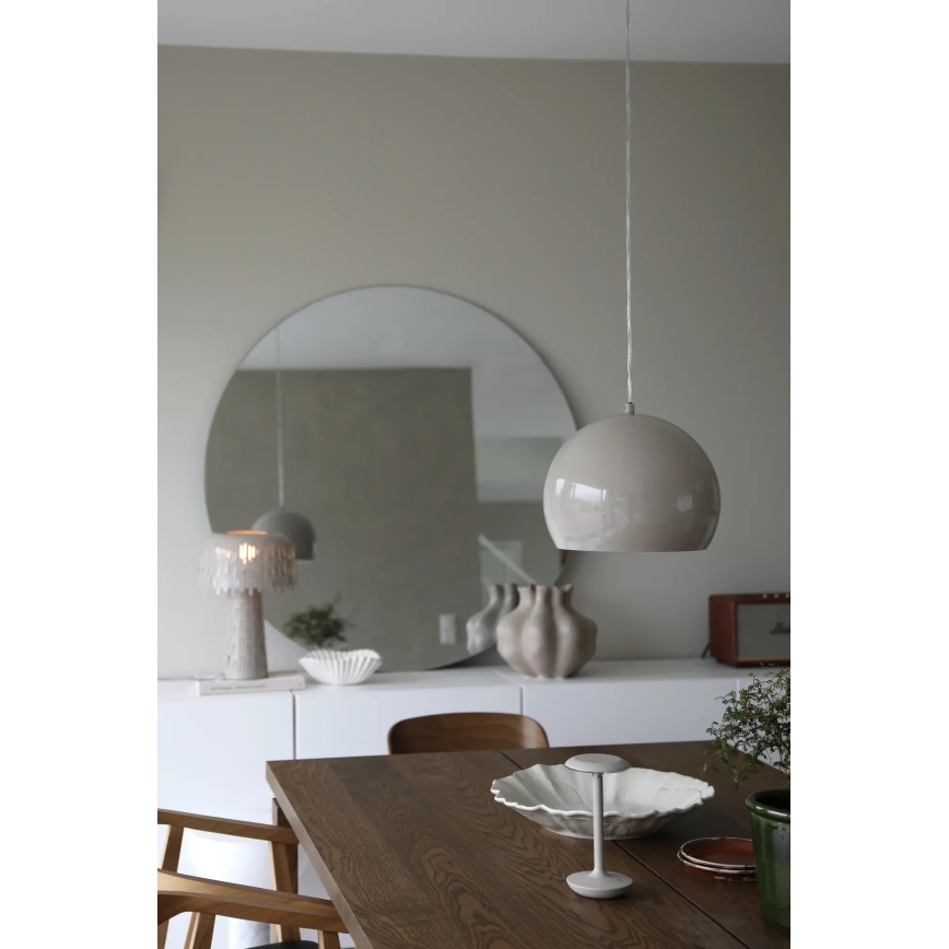 Markslöjd 108986 - Závesné svietidlo POP 1xE27/40W/230V, priemer 28 cm, šedé
