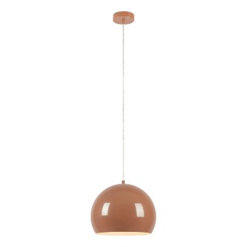 Markslöjd 108987 - Luster na lanku POP 1xE27/40W/230V priemer 28 cm hnedý