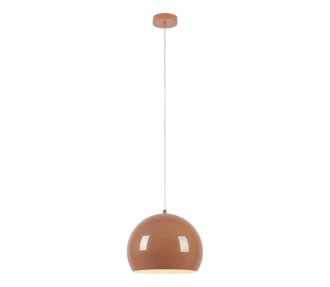 Markslöjd 108987 - Luster na lanku POP 1xE27/40W/230V priemer 28 cm hnedý 108987