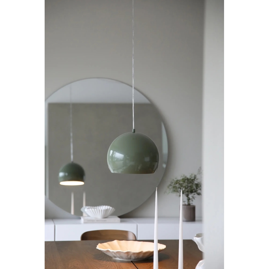 Markslöjd 108988 - Závesný luster POP na lanku 1xE27/40W/230V priemer 28 cm zelený