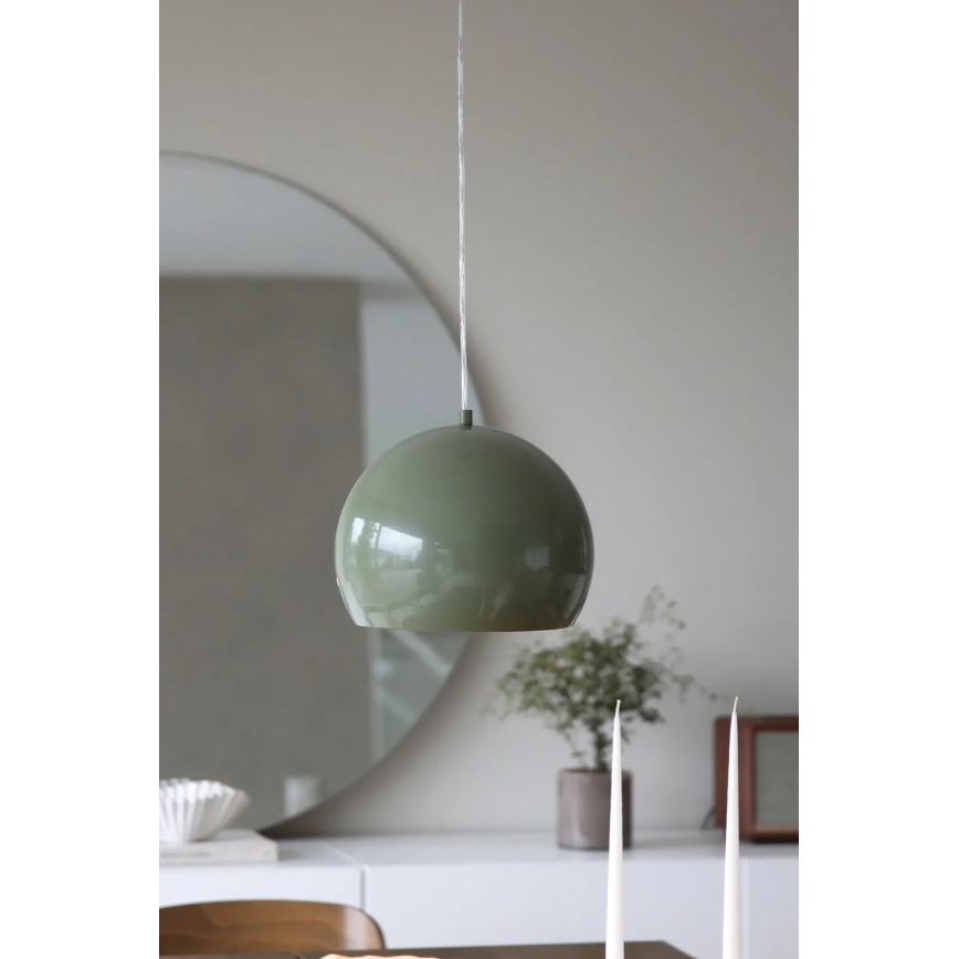 Markslöjd 108988 - Závesný luster POP na lanku 1xE27/40W/230V priemer 28 cm zelený