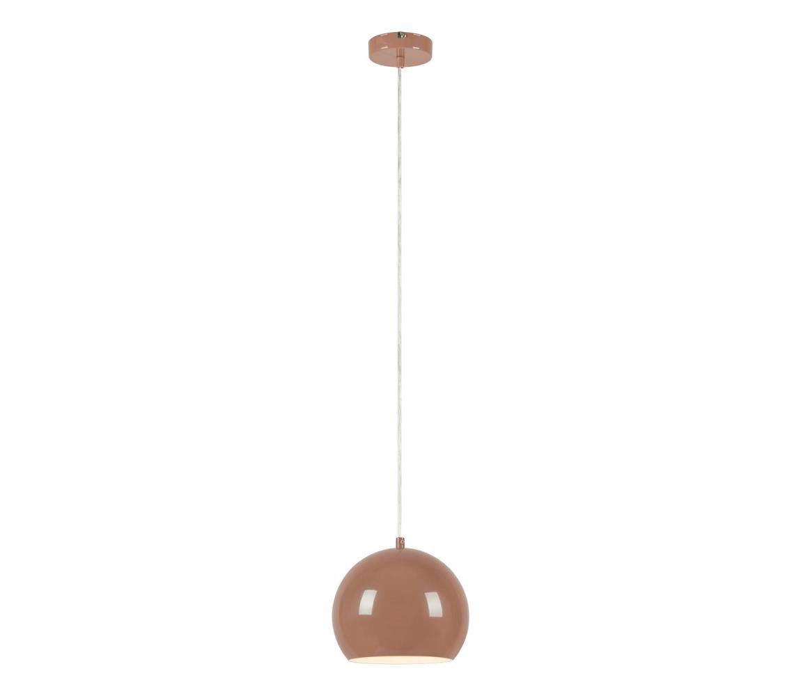 Markslöjd 108990 - Závesné svietidlo na lanku POP 1xGU10/7W/230V priemer 20 cm hnedé 108990