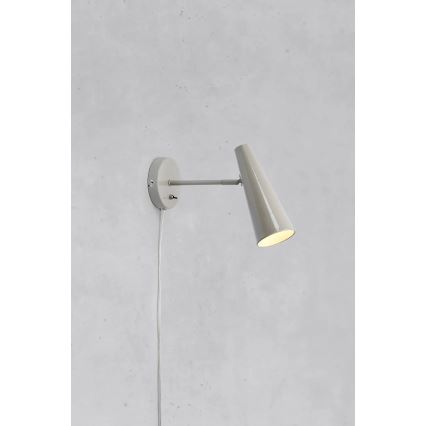 Markslöjd 108992 - Nástenné svietidlo PEAK 1xE14/40W/230V sivé