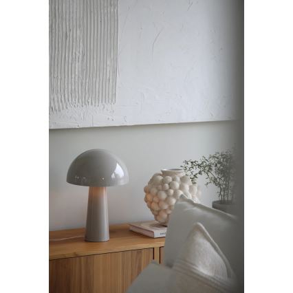 Markslöjd 108993 - Stolná lampa MANTAR 1xE14/40W/230V sivá