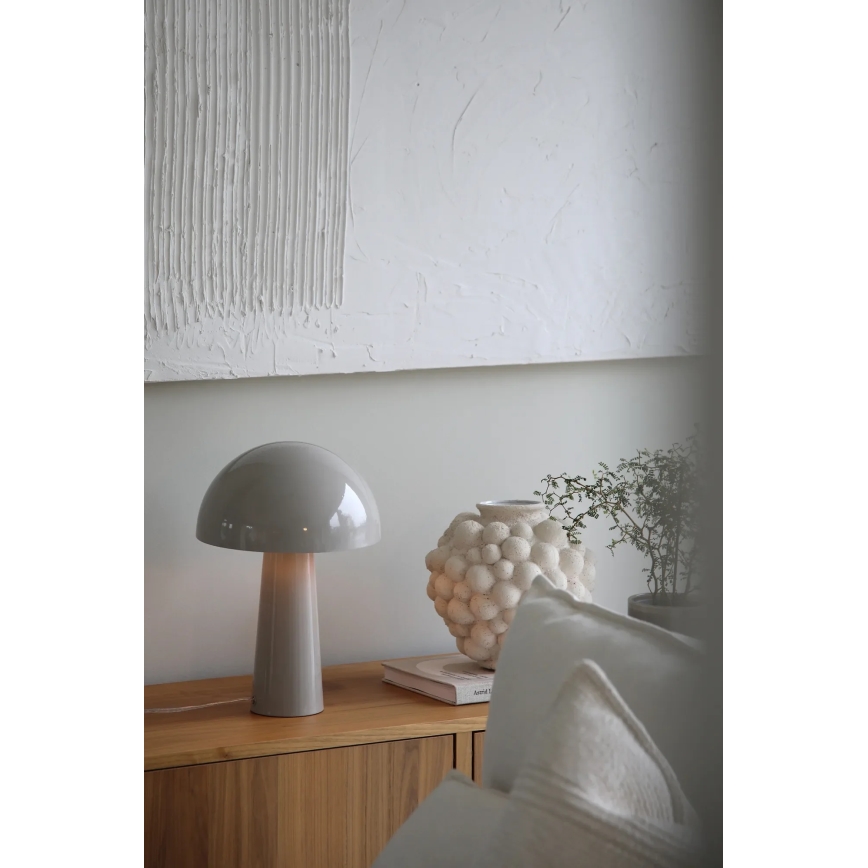 Markslöjd 108993 - Stolná lampa MANTAR 1xE14/40W/230V sivá
