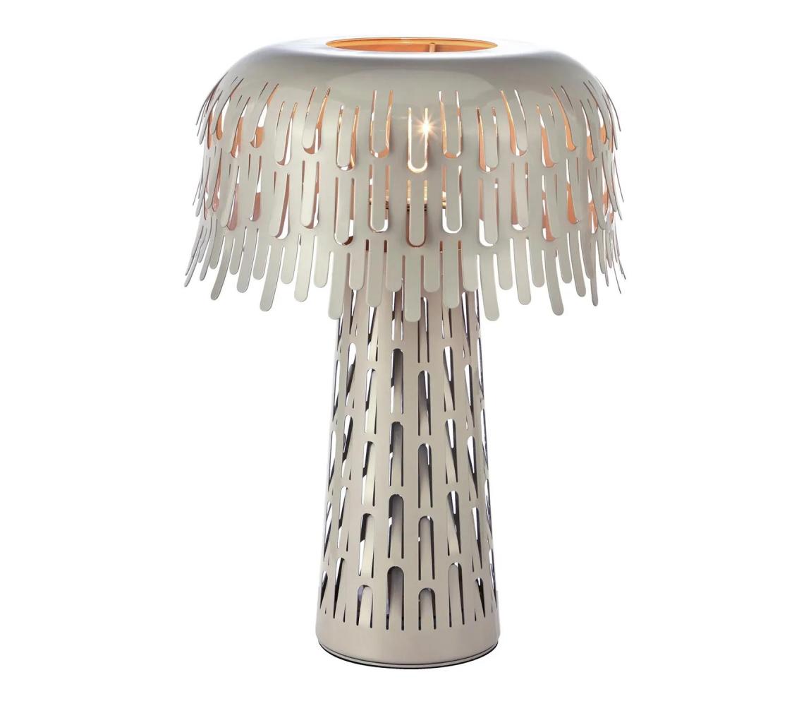 Markslöjd 109005 - Stolná lampa VERBERA 1xE14/40W/230V sivá 109005