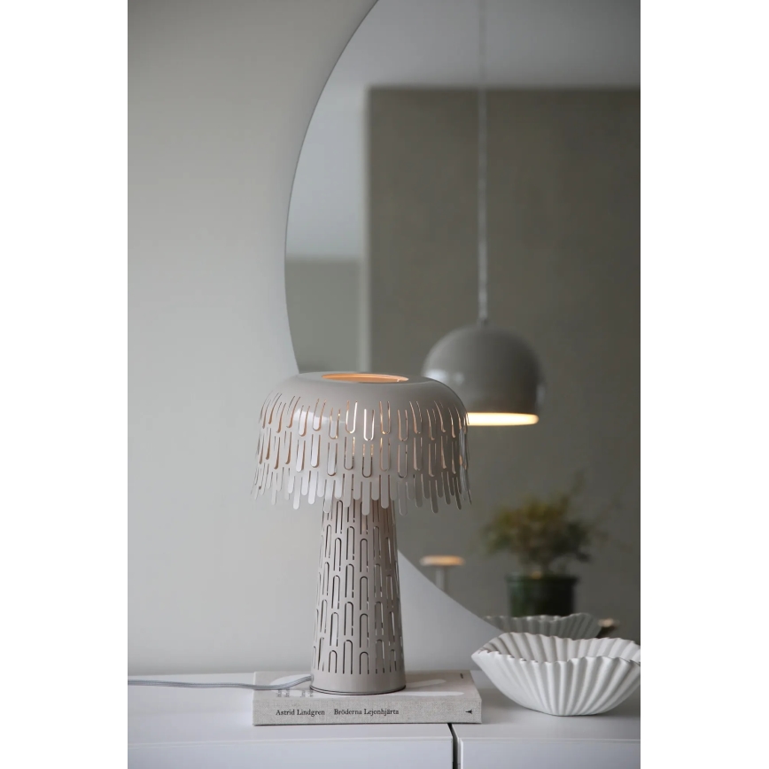 Markslöjd 109005 - Stolná lampa VERBERA 1xE14/40W/230V sivá