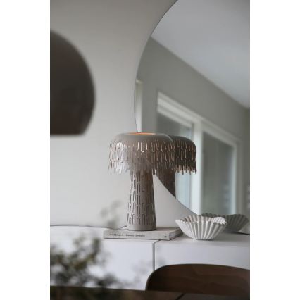Markslöjd 109005 - Stolná lampa VERBERA 1xE14/40W/230V sivá